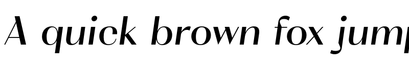 Preview of FONTSPRING DEMO - VolkoSans Poster Italic font