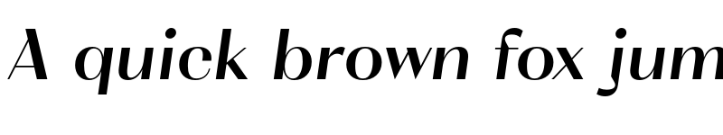 Preview of FONTSPRING DEMO - VolkoSans Poster Medium Italic Regular font