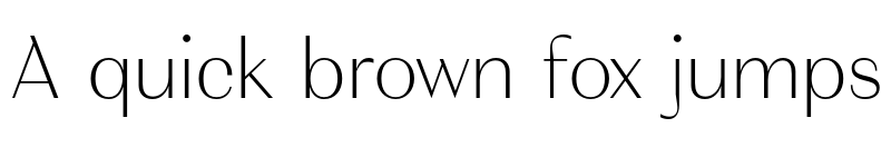 Preview of FONTSPRING DEMO - VolkoSans Poster Thin Regular font