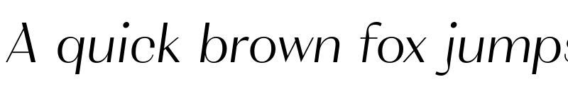 Preview of FONTSPRING DEMO - VolkoSans Poster Ultra Light It Regular font