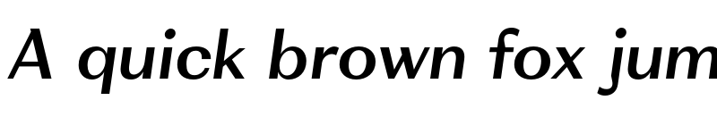 Preview of FONTSPRING DEMO - VolkoSans Text Medium Italic Regular font