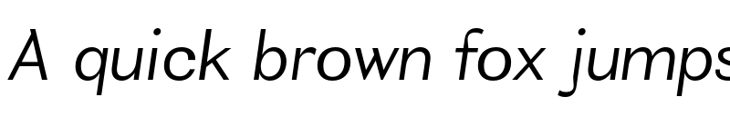 Preview of FONTSPRING DEMO - VolkoSans Text Thin Italic Regular font