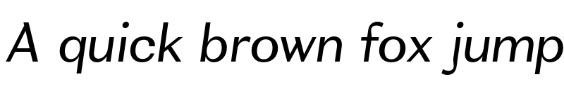 Preview of FONTSPRING DEMO - VolkoSans Text Ultra Light It Regular font