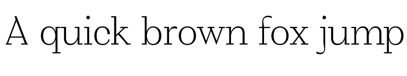 Preview of FONTSPRING DEMO - VolkoSerif Display Thin Regular font