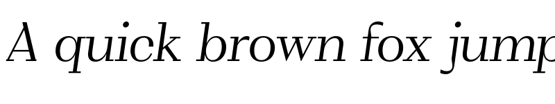 Preview of FONTSPRING DEMO - VolkoSerif Display UltLi Italic Regular font