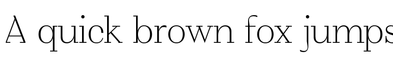 Preview of FONTSPRING DEMO - VolkoSerif Poster Thin Regular font