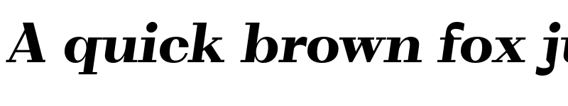 Preview of FONTSPRING DEMO - VolkoSerif Text Black Italic Regular font