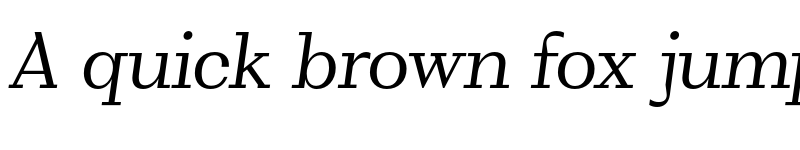 Preview of FONTSPRING DEMO - VolkoSerif Text Ultra Light It Regular font