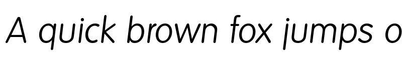 Preview of FONTSPRING DEMO - Volkswagen Serial Light Italic font