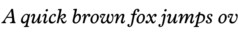 Preview of FONTSPRING DEMO - Vulpa Italic font