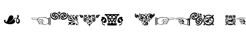 Preview of FONTSPRING DEMO - Vulpa Ornaments Regular font