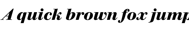 Preview of FONTSPRING DEMO - Walbaum FS Bold Italic font