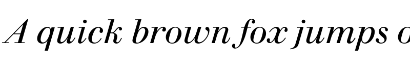 Preview of FONTSPRING DEMO - Walbaum FS Italic font