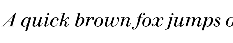 Preview of FONTSPRING DEMO - Walbaum Original Pro Italic font