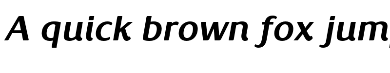 Preview of FONTSPRING DEMO - Waratah Gothic Italic font