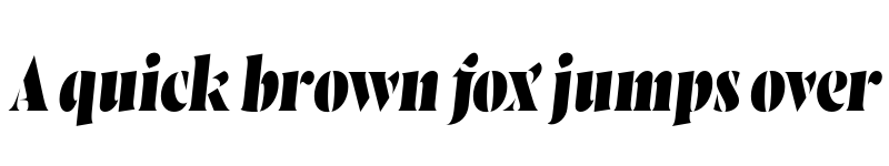 Preview of FONTSPRING DEMO - Wayfinder Stencil CF Heavy Italic font