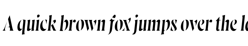 Preview of FONTSPRING DEMO - Wayfinder Stencil CF Thin Italic font