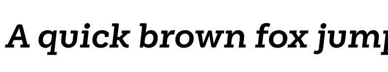 Preview of FONTSPRING DEMO - Weekly Alt Bold It Regular font