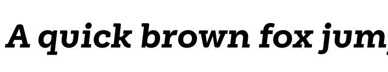 Preview of FONTSPRING DEMO - Weekly Alt ExtraBold It Regular font