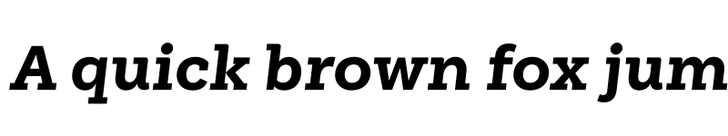 Preview of FONTSPRING DEMO - Weekly ExtraBold It Regular font