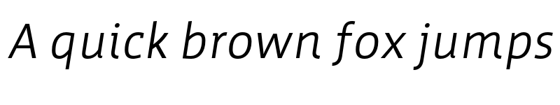 Preview of FONTSPRING DEMO - Werk Italic font