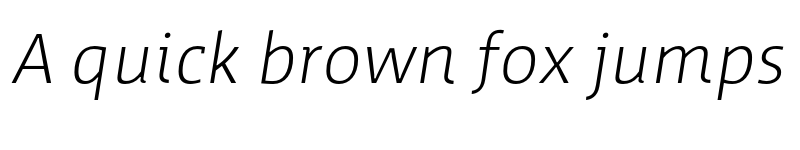 Preview of FONTSPRING DEMO - Werk Light Italic font