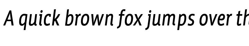 Preview of FONTSPRING DEMO - WerkCondensed Bold Italic font