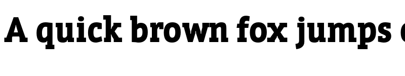 Preview of FONTSPRING DEMO - WerkSerif Black Regular font