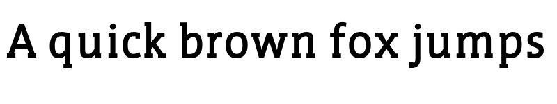 Preview of FONTSPRING DEMO - WerkSerif Bold font