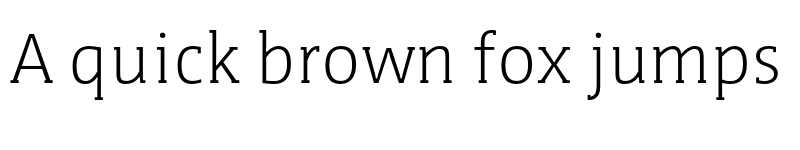 Preview of FONTSPRING DEMO - WerkSerif Light Regular font