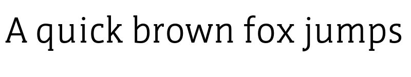 Preview of FONTSPRING DEMO - WerkSerif Regular font