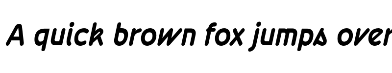 Preview of FONTSPRING DEMO - Wevli Rg Bold Italic font