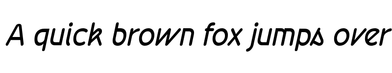 Preview of FONTSPRING DEMO - Wevli Rg Italic font