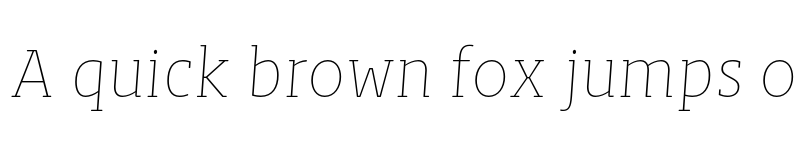 Preview of FONTSPRING DEMO - Whiteblack White ExLight Oblique Regular font