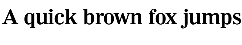 Preview of FONTSPRING DEMO - Wichita Serial Bold font