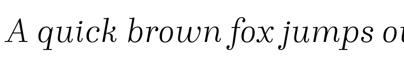 Preview of FONTSPRING DEMO - Winslow Book Light Italic Regular font