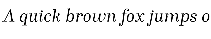 Preview of FONTSPRING DEMO - Winslow Book Regular Italic Regular font