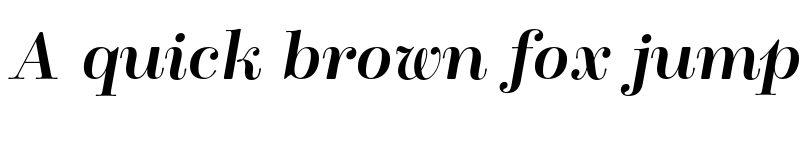 Preview of FONTSPRING DEMO - Winslow Title Medium Italic Regular font