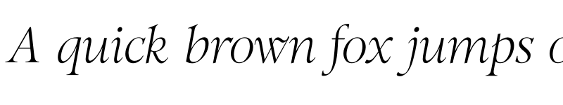 Preview of FONTSPRING DEMO - Witchcraft Light Italic font