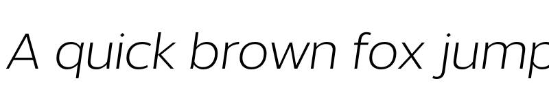 Preview of FONTSPRING DEMO - Without Alt Sans Book Italic Regular font