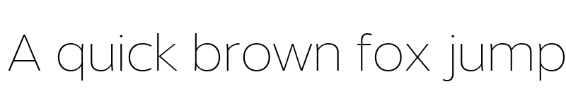 Preview of FONTSPRING DEMO - Without Alt Sans Extralight Regular font