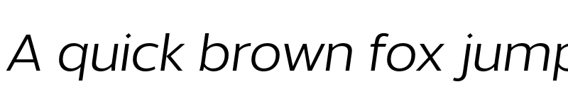 Preview of FONTSPRING DEMO - Without Alt Sans Italic Regular font