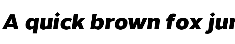 Preview of FONTSPRING DEMO - Without Sans Black Italic Regular font