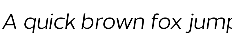 Preview of FONTSPRING DEMO - Without Sans Italic Regular font