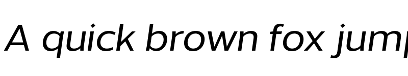 Preview of FONTSPRING DEMO - Without Sans Medium Italic Regular font