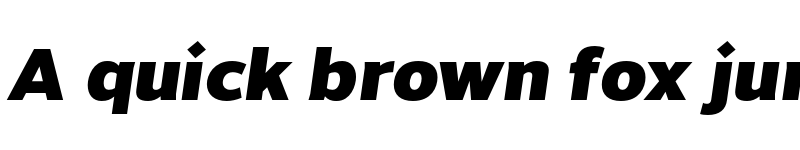 Preview of FONTSPRING DEMO - Without Sans Ultrablack Italic Regular font