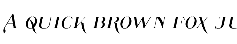 Preview of FONTSPRING DEMO - Wolverton No.1 Oblique Regular font