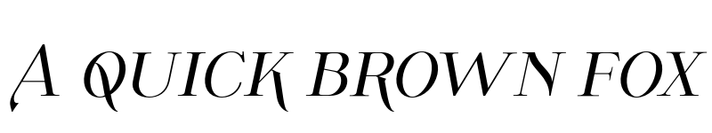 Preview of FONTSPRING DEMO - Wolverton No.3 Oblique Regular font