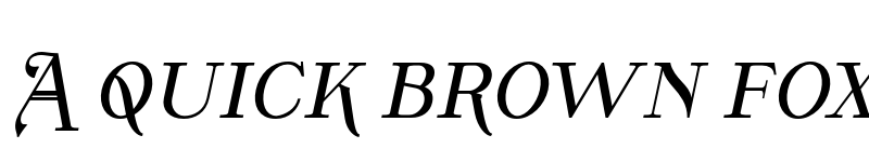 Preview of FONTSPRING DEMO - Wolverton No.4 Oblique Bold font