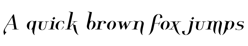 Preview of FONTSPRING DEMO - Wolverton Text No.1 Oblique Regular font